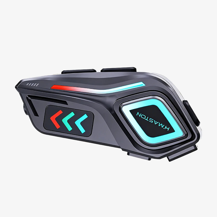 H'Maston MT02 Fone Bluetooth para Capacete com LED e IP65