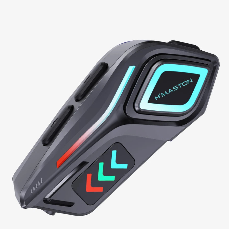 H'Maston MT02 Fone Bluetooth para Capacete com LED e IP65