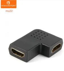 H'Maston MU22 Adaptador HDMI Fêmea Lateral Inclinada 4K