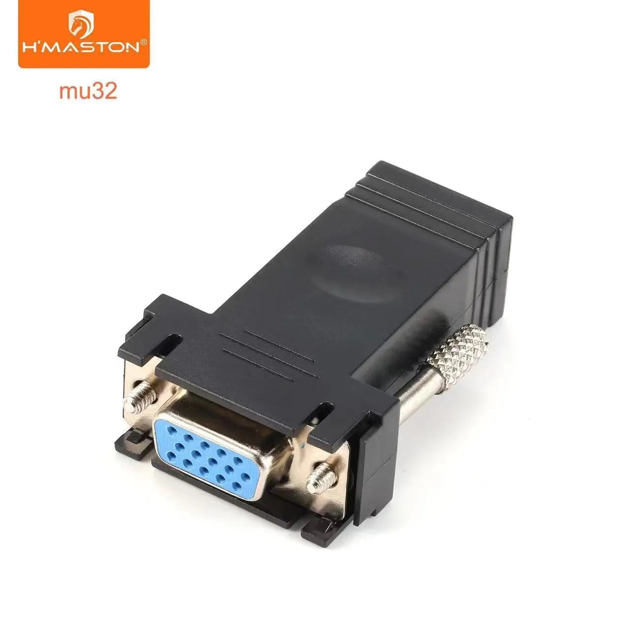 H'Maston MU32 Adaptador VGA 15 Fêmea para RJ45 - Conexão Estável