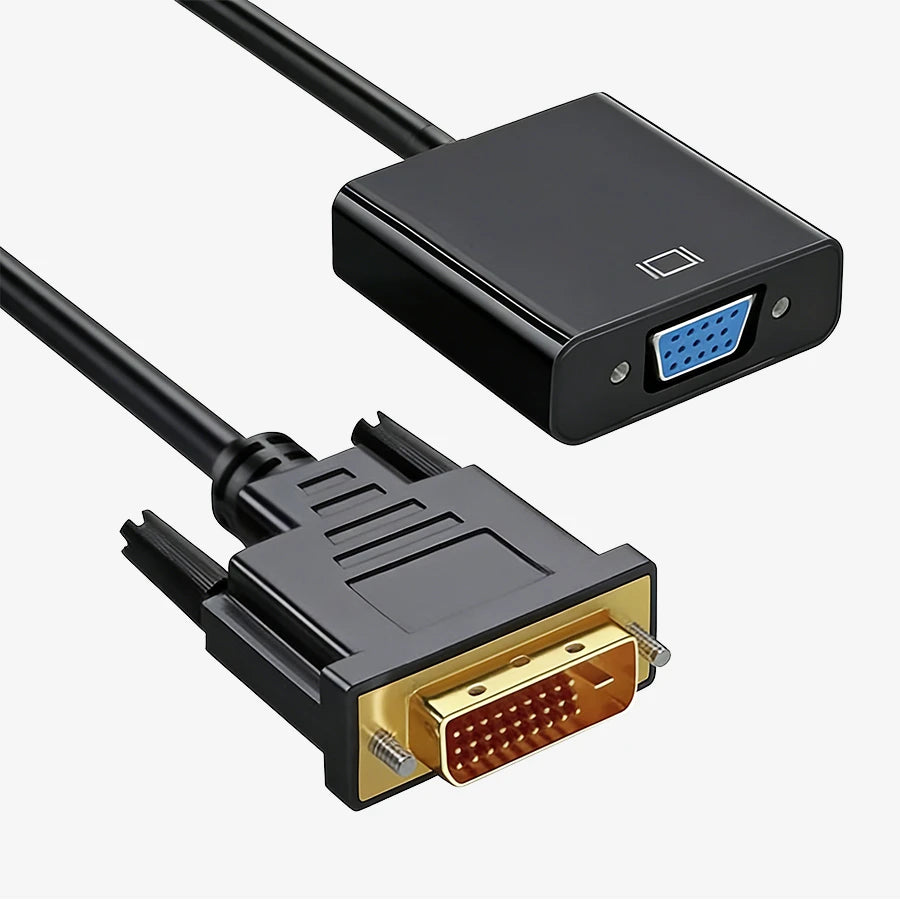 H'Maston MU36 Conversor DVI Macho para VGA Fêmea