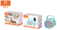 H'Maston MX05 Caixa de Som Bluetooth Portátil com Microfone e LED