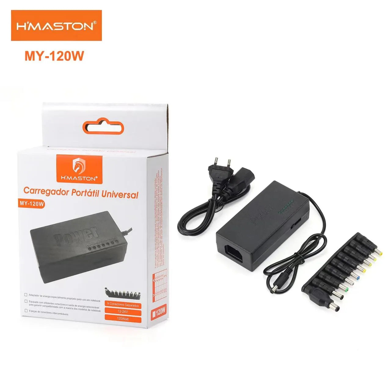 H'Maston MY-120W Carregador Universal para Notebooks 110/220V