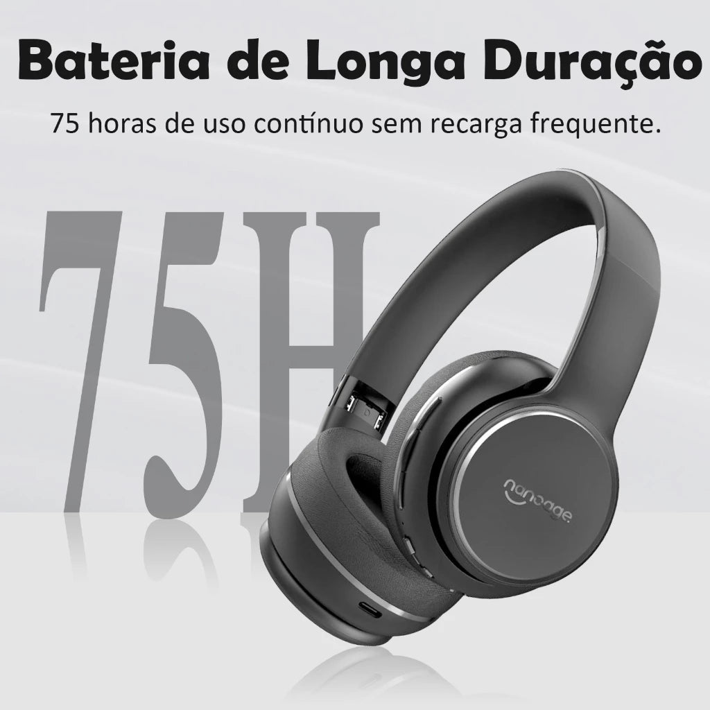 Nanoage NF01 Headset Gamer Bluetooth 5.3 Avançado - Eleadermall