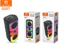 H'Maston QS07 Caixa de Som Potente com Luz LED e Bluetooth