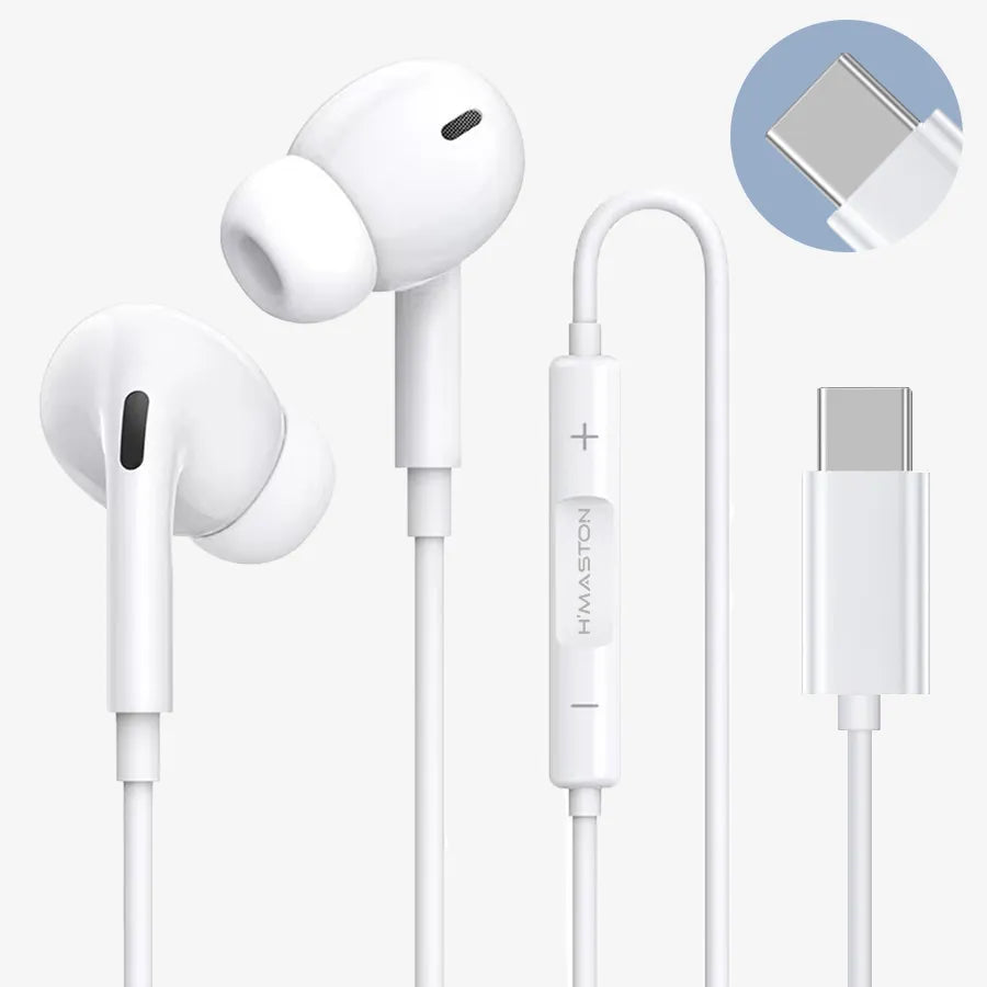 H'Maston RB04 / RB05 Fone de Ouvido com Fio In-Ear - Eleadermall