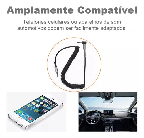 H'Maston RLL200 Cabo Auxiliar 3.5mm Portátil e Durável' - Eleadermall