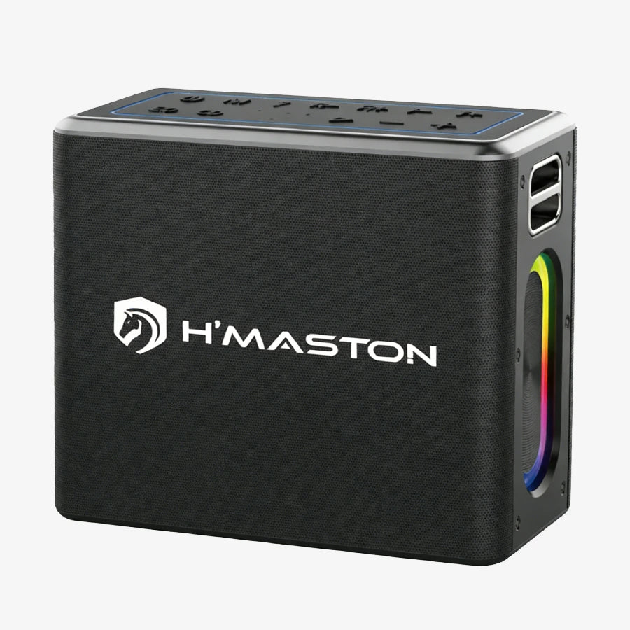 H'maston RN03 Caixa de Som 120W Bluetooth com Microfones
