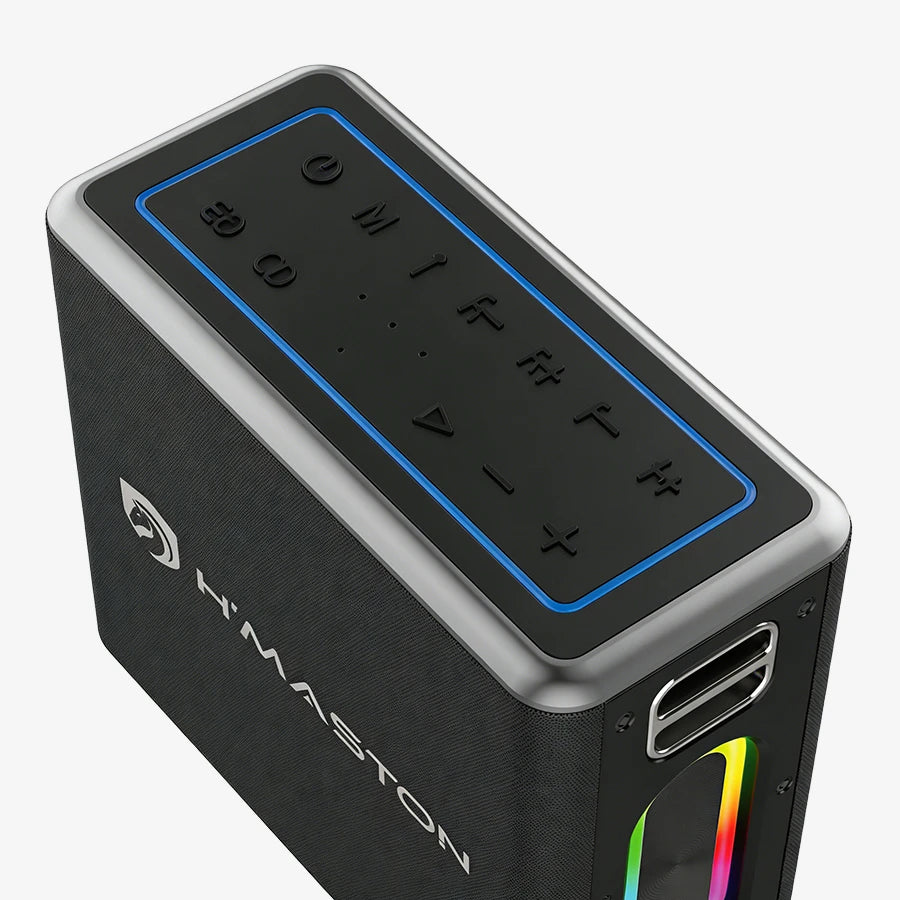 H'maston RN03 Caixa de Som 120W Bluetooth com Microfones