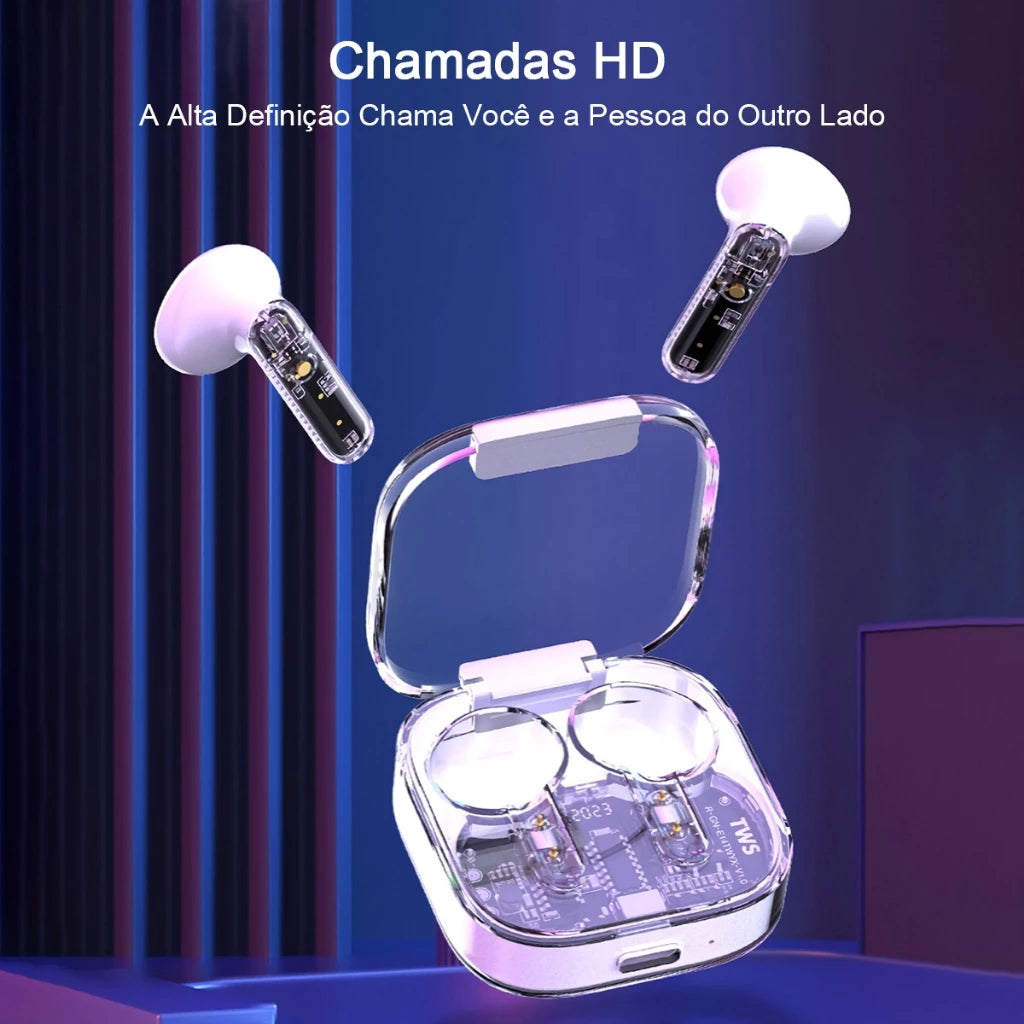 H'Maston RS47 Fone Bluetooth 5.3 TWS Sem Fio