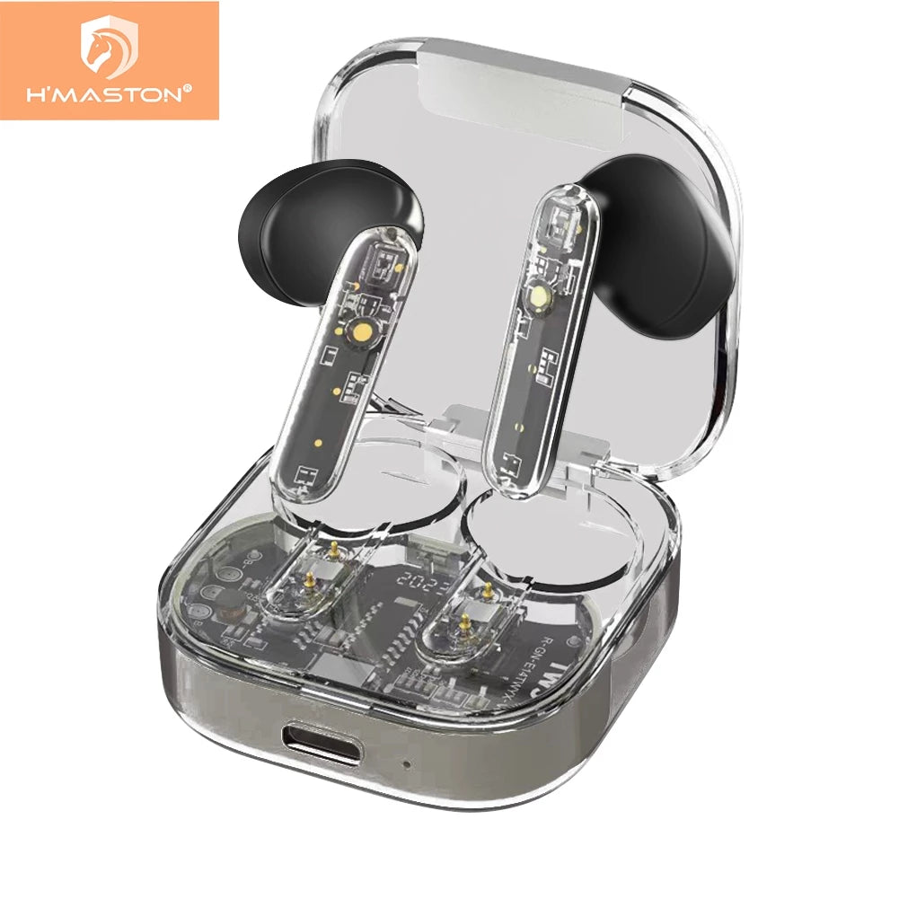 H'Maston RS47 Fone Bluetooth 5.3 TWS Sem Fio