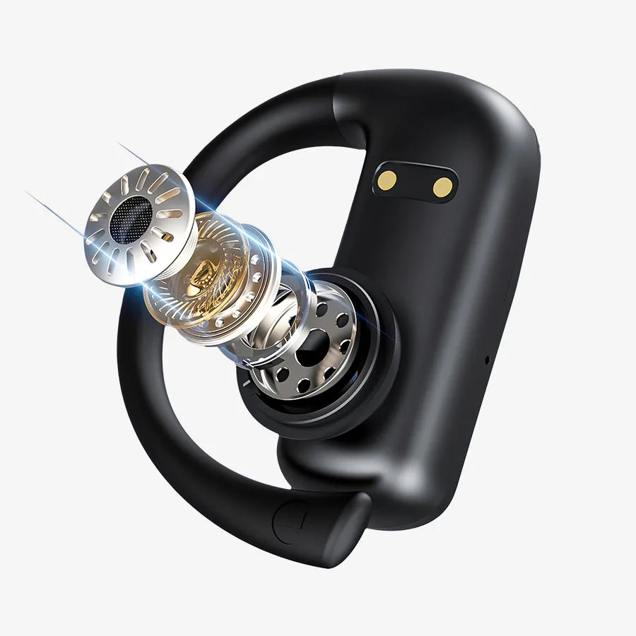 H'Maston RS56 Fone Bluetooth 5.3 com LED Hifi