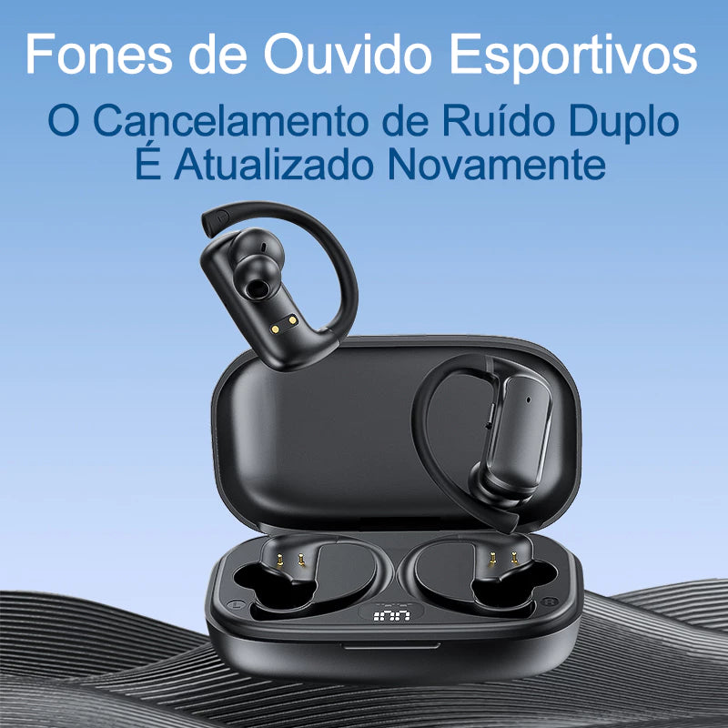 H'Maston RS56 Fone Bluetooth 5.3 com LED Hifi - Eleadermall