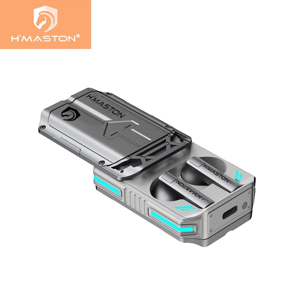 H'Maston RS61 Fone Bluetooth Gamer LED Espetacular