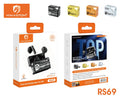 H'Maston RS69 Fone de Ouvido Bluetooth In-ear com Luz LED