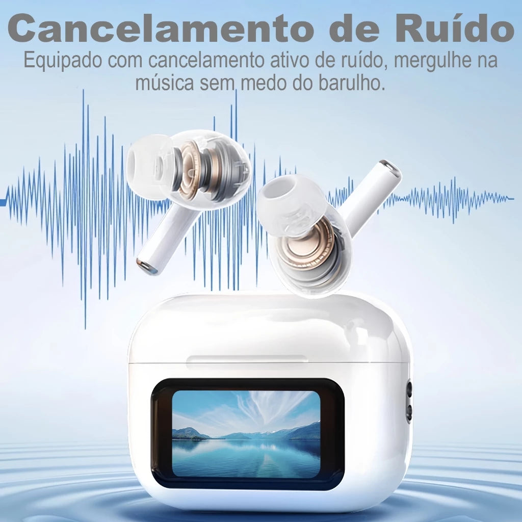 H'Maston RS72 Fone Bluetooth 5.4 com Tela LCD - Eleadermall