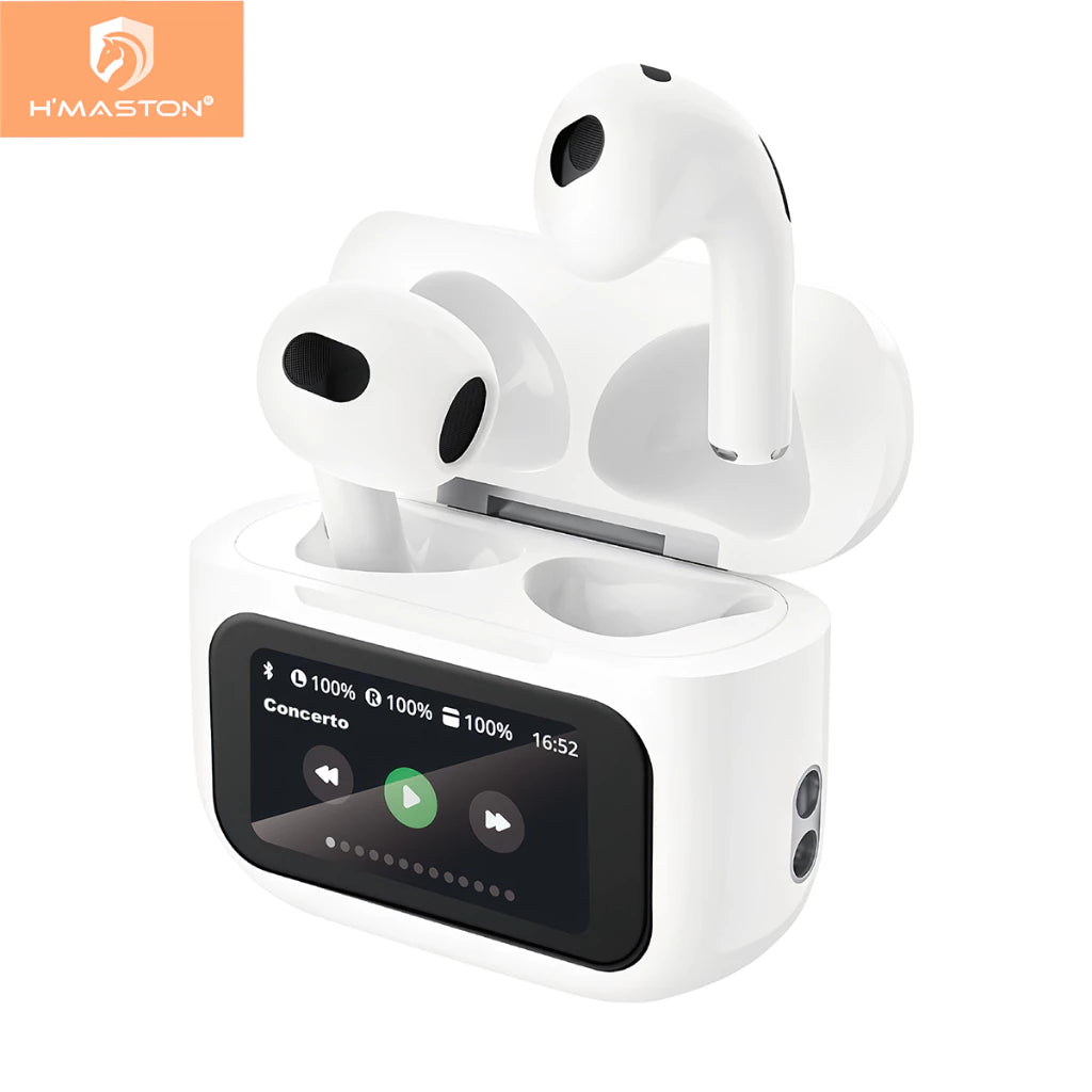 H'Maston RS72 Fone Bluetooth 5.4 com Tela LCD - Eleadermall