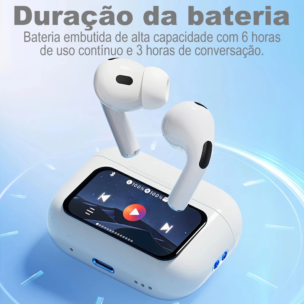 H'Maston RS72 Fone Bluetooth 5.4 com Tela LCD - Eleadermall