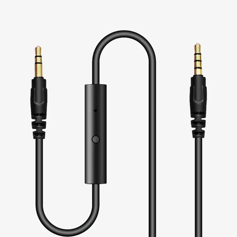 H'maston RX02 Cabo de Áudio 3,5mm p/ Telefone - Eleadermall