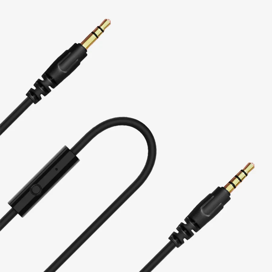 H'maston RX02 Cabo de Áudio 3,5mm p/ Telefone - Eleadermall