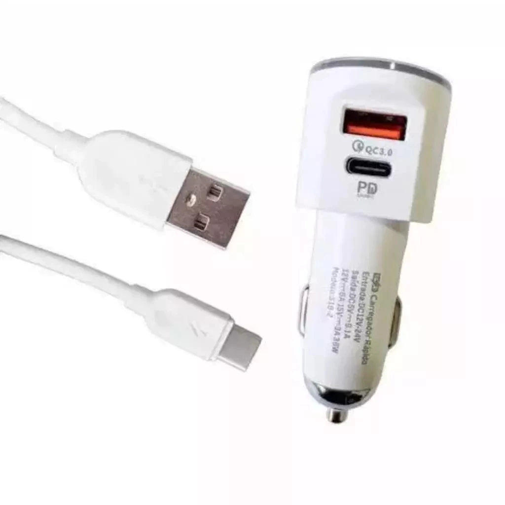 H'Maston S18 Carregador Turbo 36W, USB & PD - Eleadermall