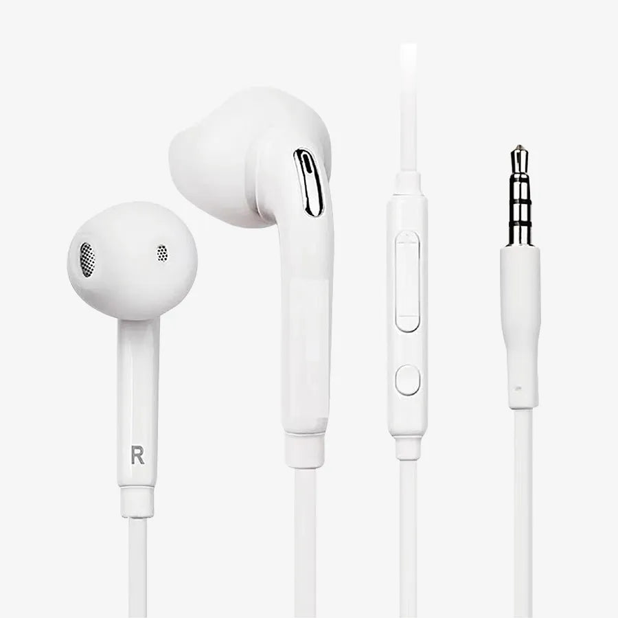 H'Maston S6 Fone De Ouvido 3.5mm com Fio e Microfone - Eleadermall