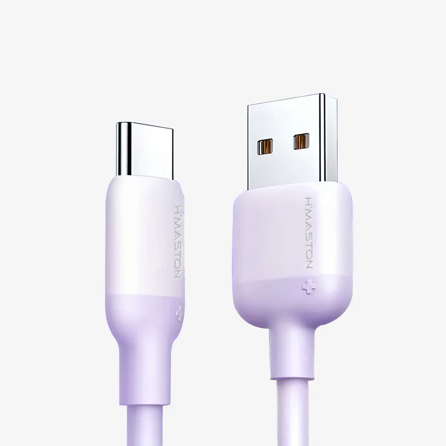 H'Maston SJX14 Cabo Turbo USB V8/iOS Tipo C 1m - Eleadermall