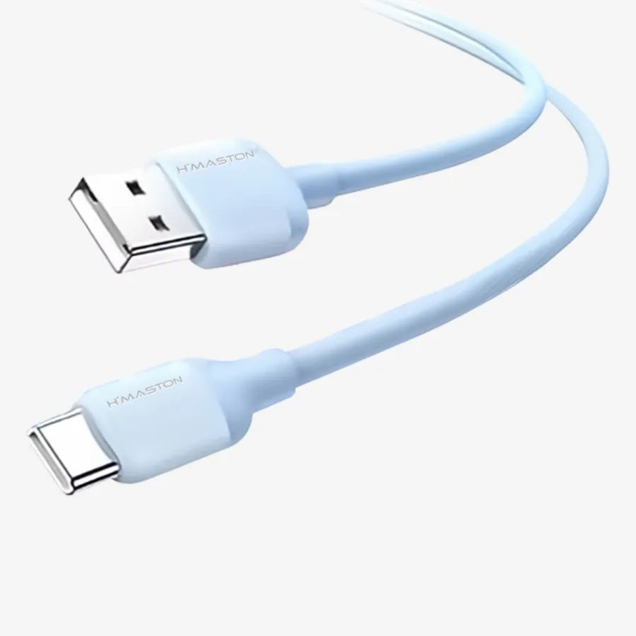 H'Maston SJX14 Cabo Turbo USB V8/iOS Tipo C 1m - Eleadermall