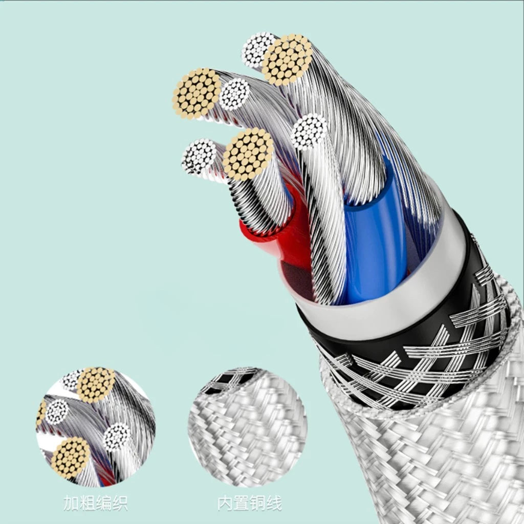 H'Maston SJX21 Cabo 4 em 1 - Carregador e Dados Rápido