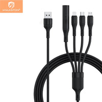 H'Maston SJX21 Cabo 4 em 1 - Carregador e Dados Rápido