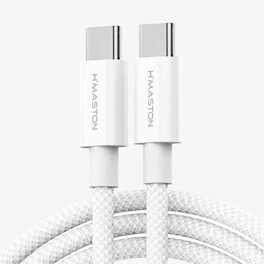 H'Maston SJX32 Cabo Tipo-C para Tipo-C 60W - Carregamento Rápido e Seguro