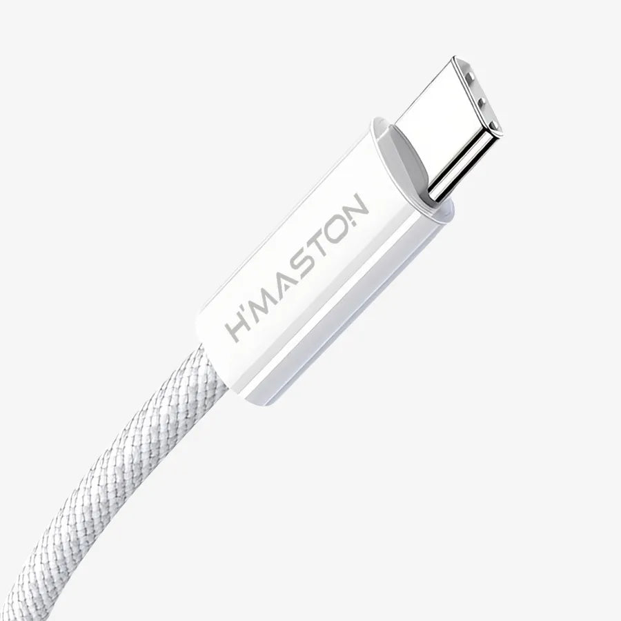 H'Maston SJX32 Cabo Tipo-C para Tipo-C 60W - Carregamento Rápido e Seguro