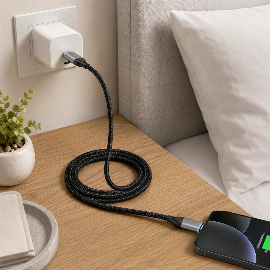 H'Maston SJX44 Cabo USB-C 140W - Alta Durabilidade e Carga Rápida
