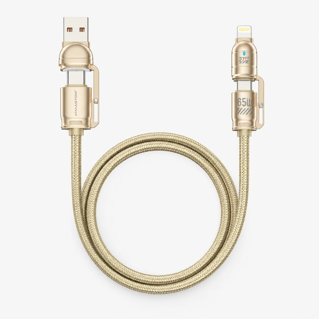 H'Maston SJX48/SJX49 Cabo 4 em 1 USB 65W - Carregamento Rápido