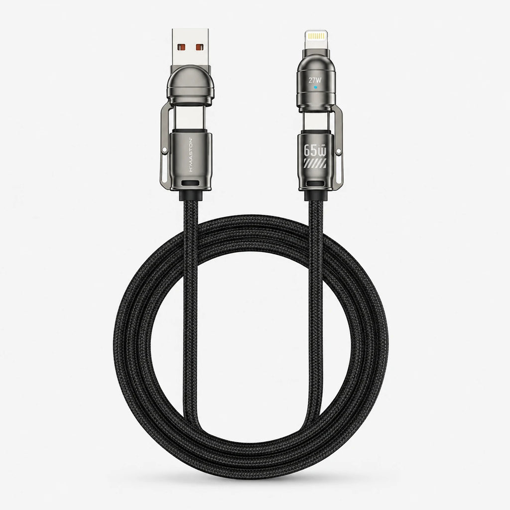 H'Maston SJX48/SJX49 Cabo 4 em 1 USB 65W - Carregamento Rápido