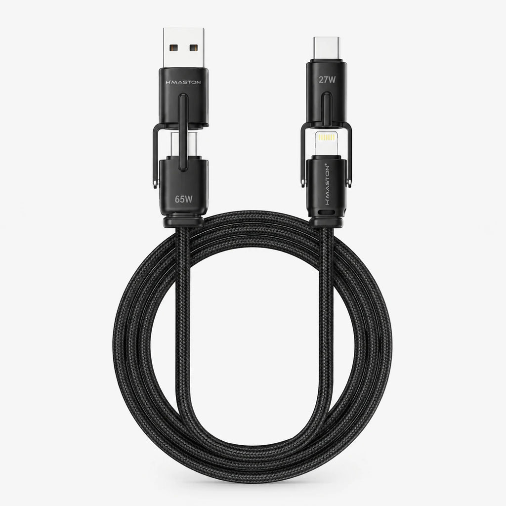 H'Maston SJX48/SJX49 Cabo 4 em 1 USB 65W - Carregamento Rápido