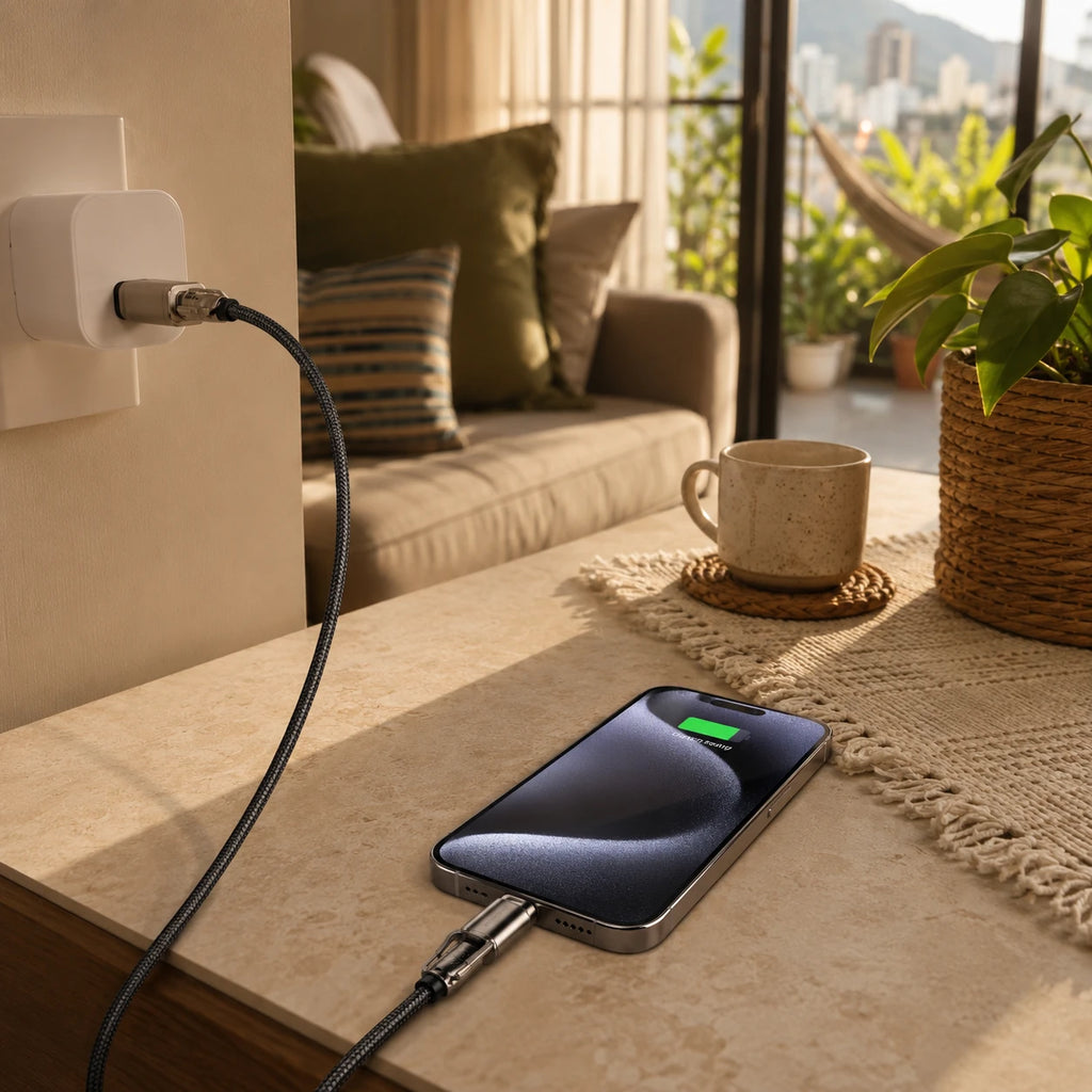 H'Maston SJX48/SJX49 Cabo 4 em 1 USB 65W - Carregamento Rápido