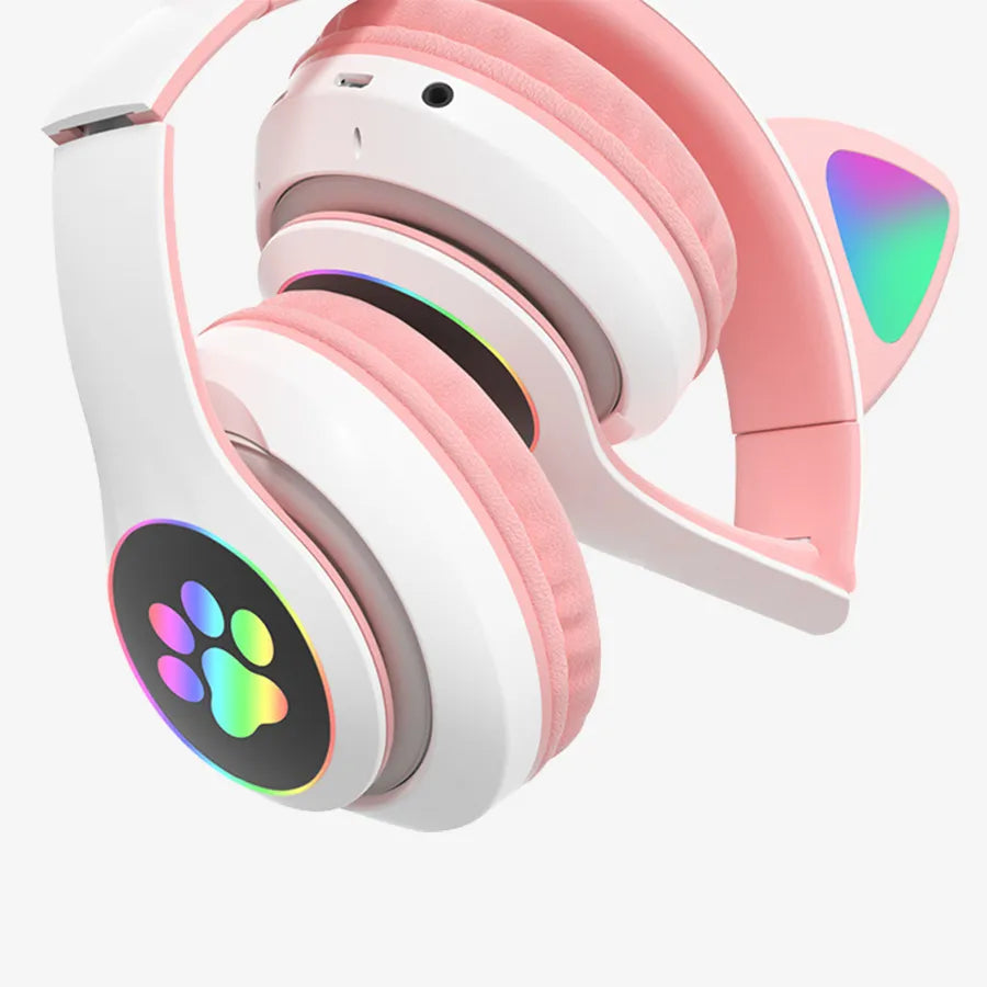 H'maston SN24 Fone Gato Bluetooth 5.3 Sem Fio - Eleadermall