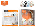 H'Maston SN25 Headset Bluetooth Sem Fio com Luz e Microfone