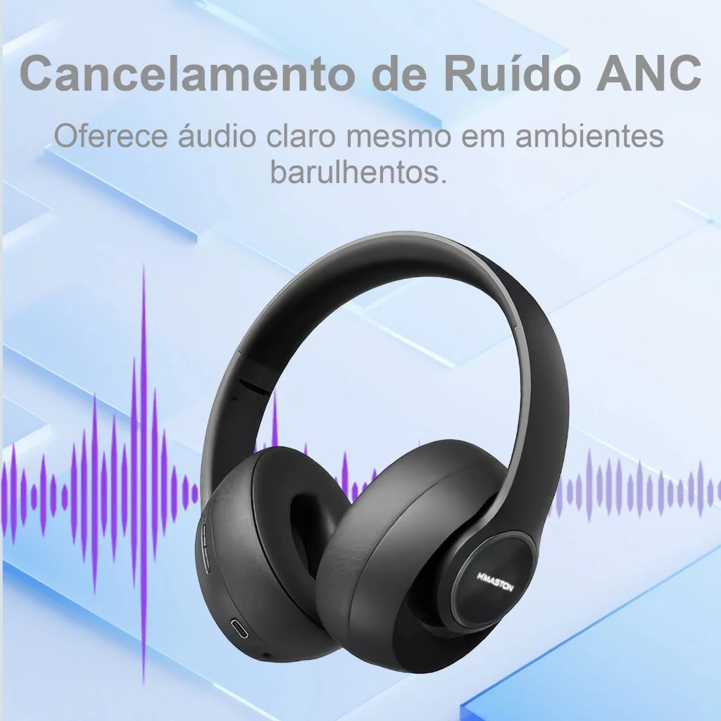 H'Maston SN33 Headset Bluetooth ANC Gamer 42h - Eleadermall