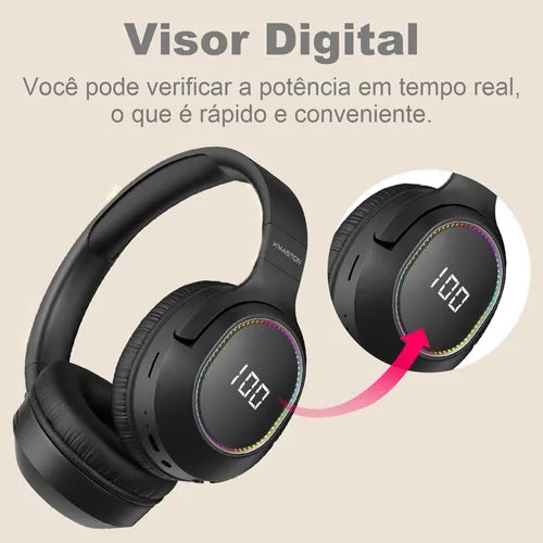 H'Maston SN39 Fone Bluetooth Super Bass LED - Eleadermall