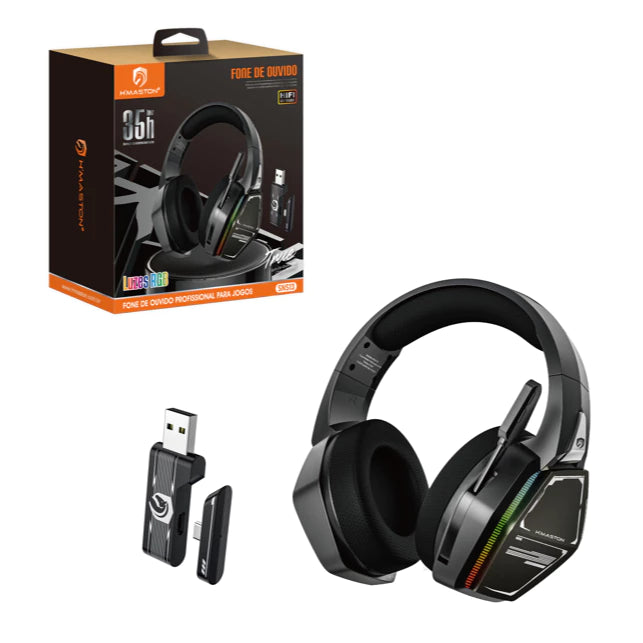 H'Maston SNS13 Headset Gamer Sem Fio Bluetooth - Conforto e Qualidade