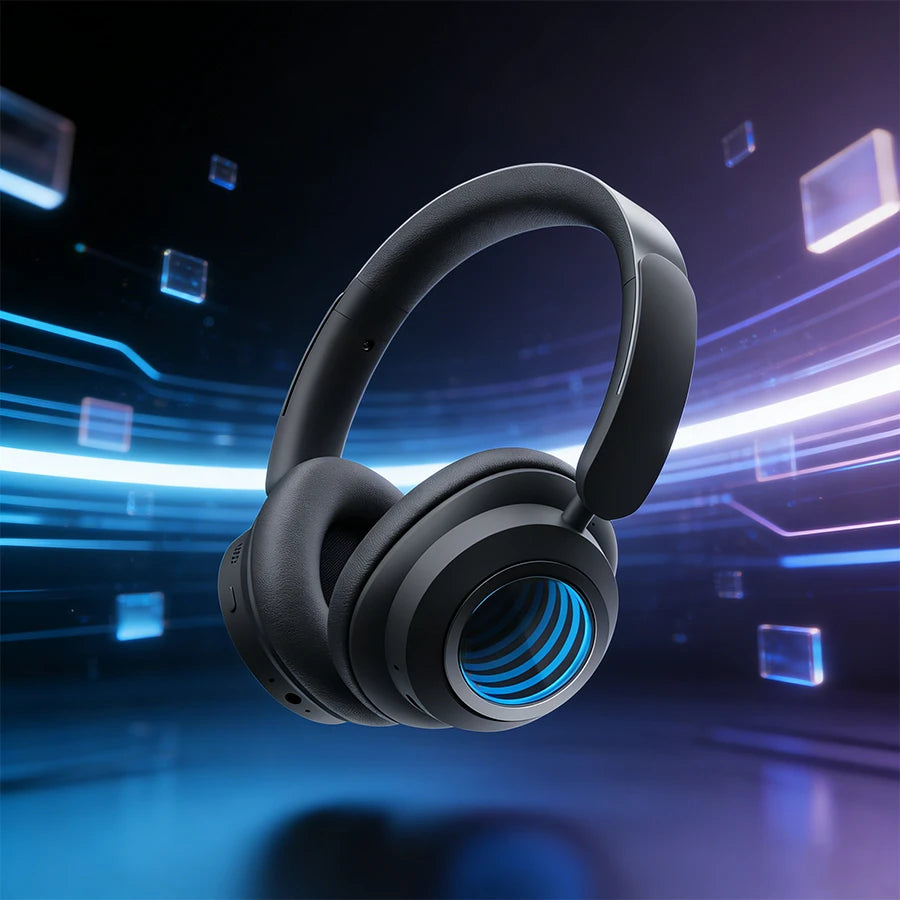 H'Maston SNS17 Headset Gamer Bluetooth RGB Confortável