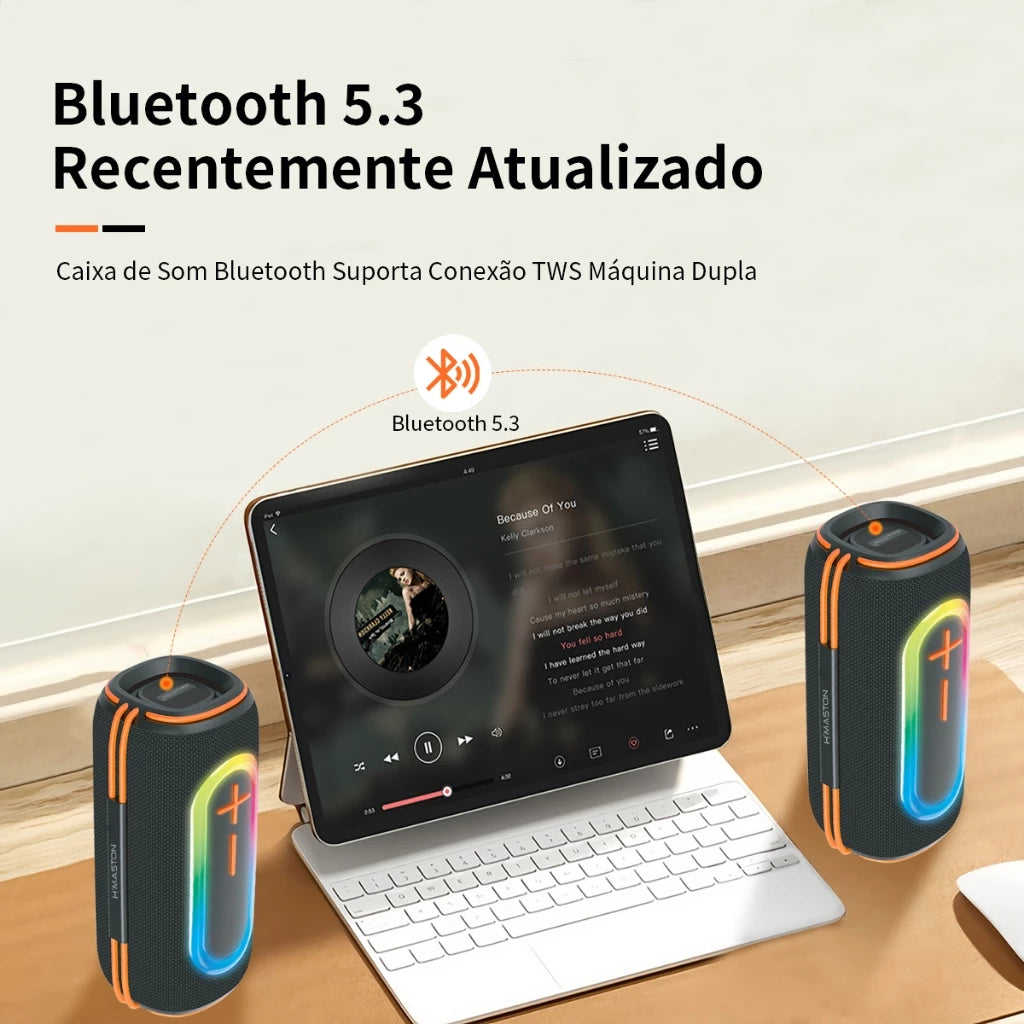 H'Maston TN15 Caixa de Som Bluetooth Portátil