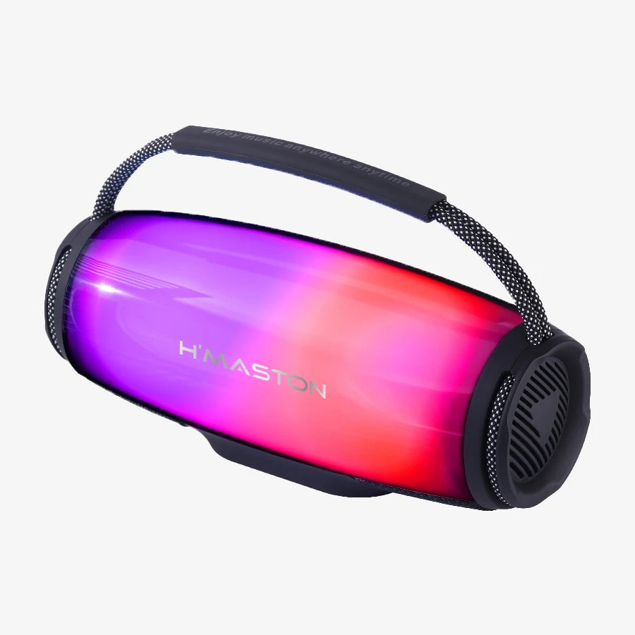 H'Maston TN23 Caixa de Som Bluetooth 5.1 com LED RGB