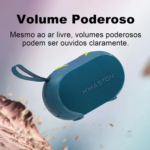 HMaston TN33 Som Portátil Bluetooth com LED - Eleadermall