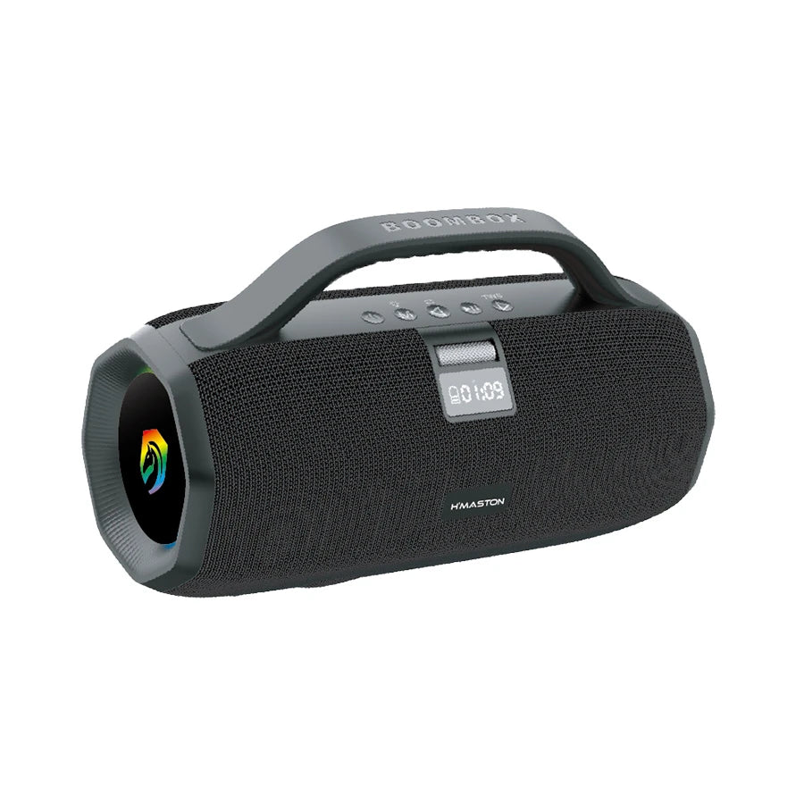 H'Maston TN41 Caixa de Som Boombox Portátil 60W Bluetooth com Graves Potentes