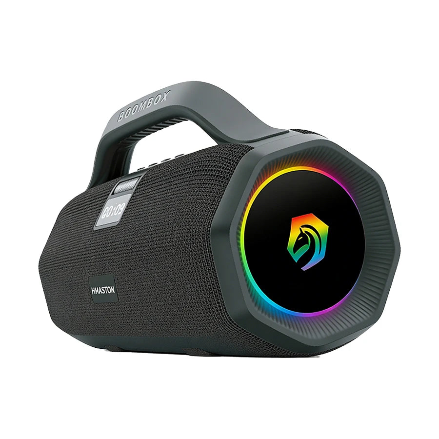 H'Maston TN41 Caixa de Som Boombox Portátil 60W Bluetooth com Graves Potentes
