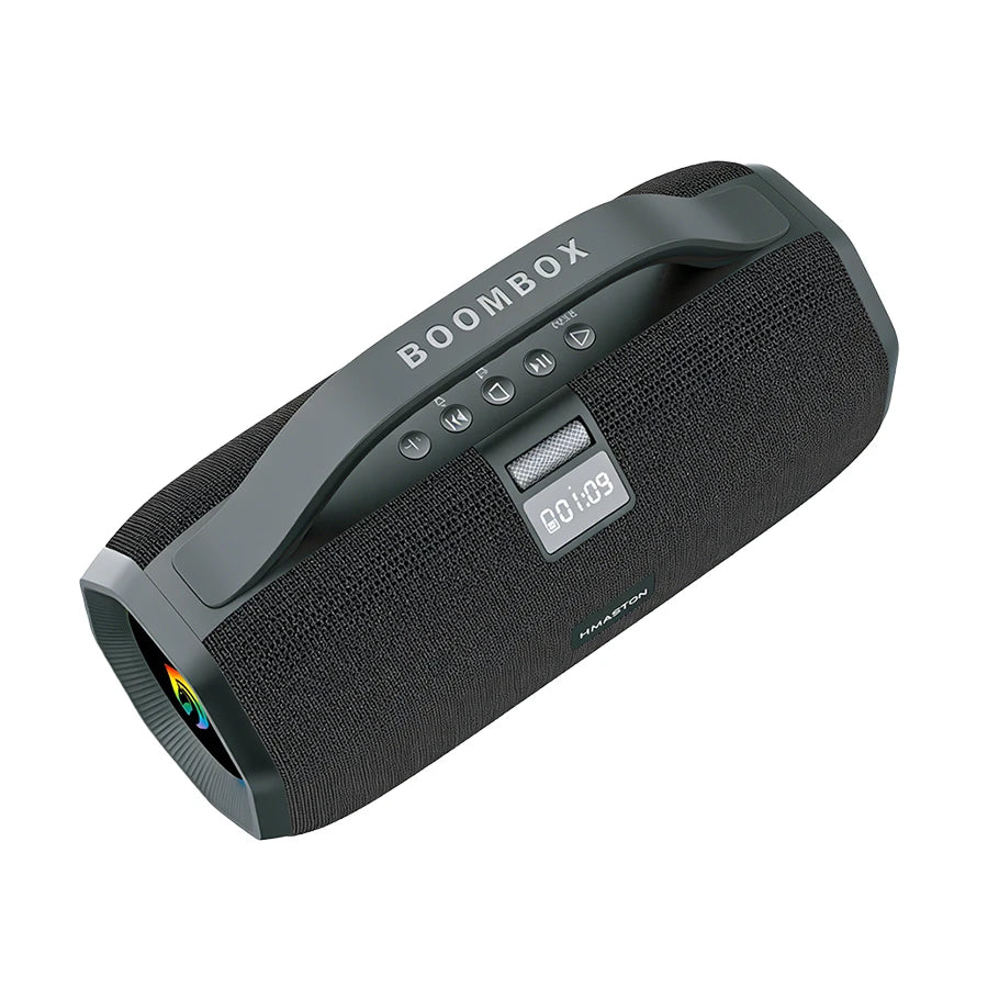 H'Maston TN41 Caixa de Som Boombox Portátil 60W Bluetooth com Graves Potentes