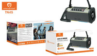H'Maston TN45 Caixa de Som Bluetooth 60W com Bateria 8000mAh